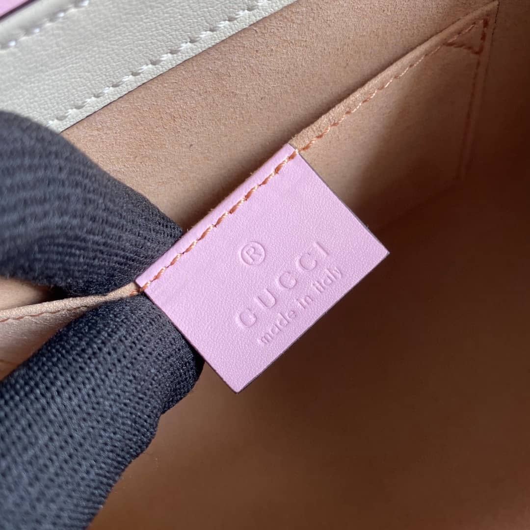 Gvc*1 Padlock Small GG Chain Shoulder Bag Replica Pink 409487