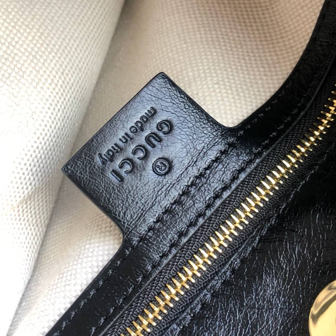 Gvc*1 1955 Horsebit Messenger Bag Replica Black 602089