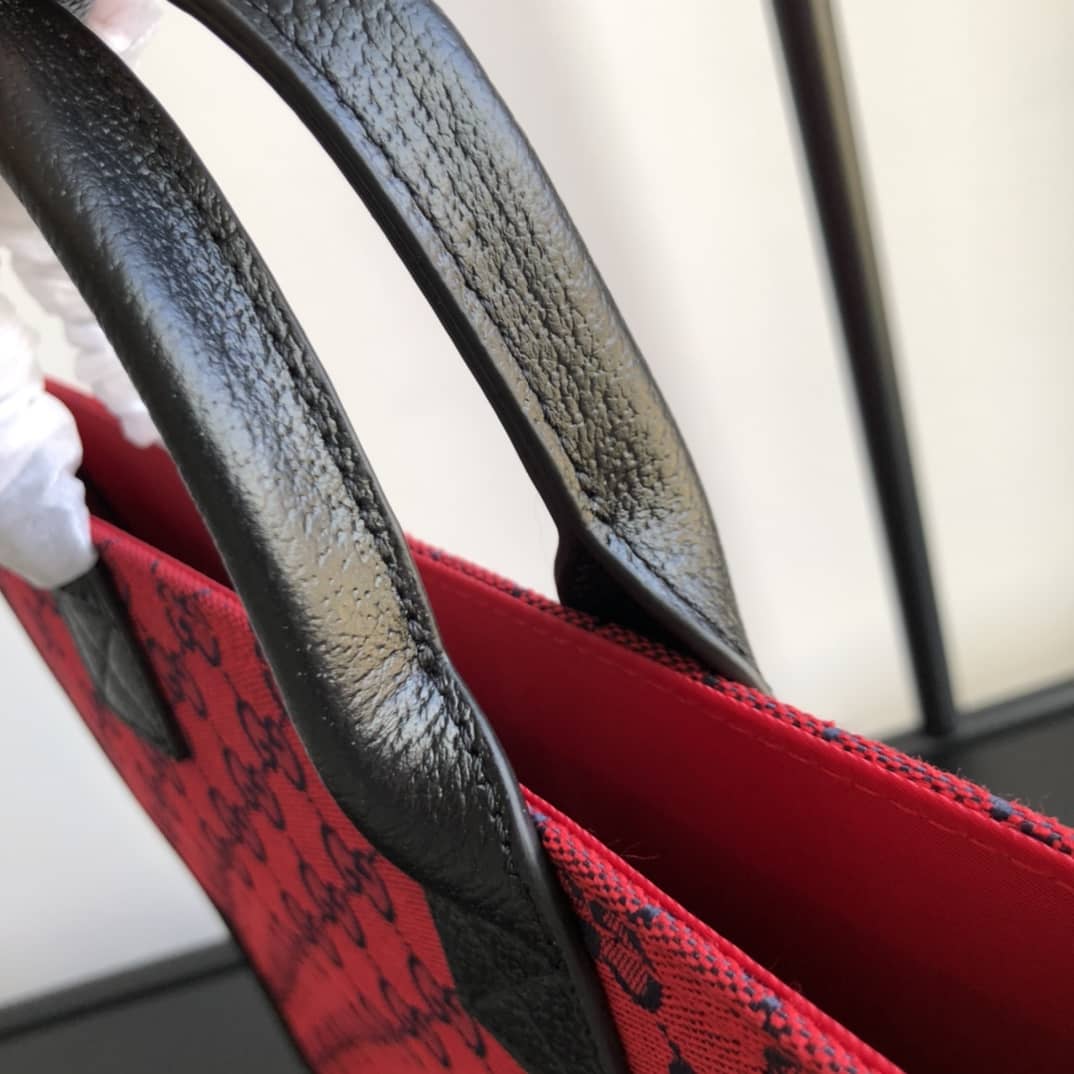 Gvc*1 GG Multicolor Kids Girl Tote Replica Red 550763