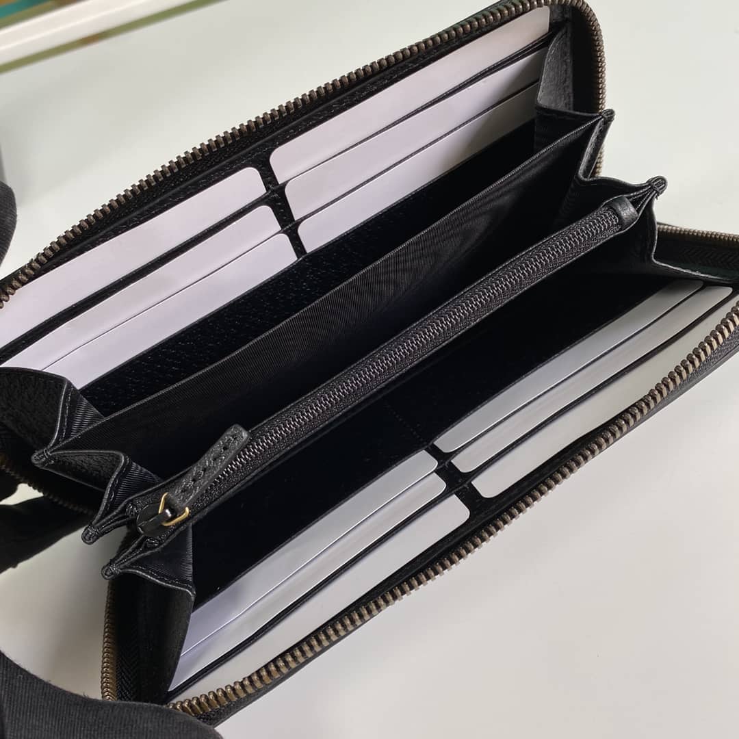 Gvc*1 Animalier Leather Zip Around Wallet 523667 Replica