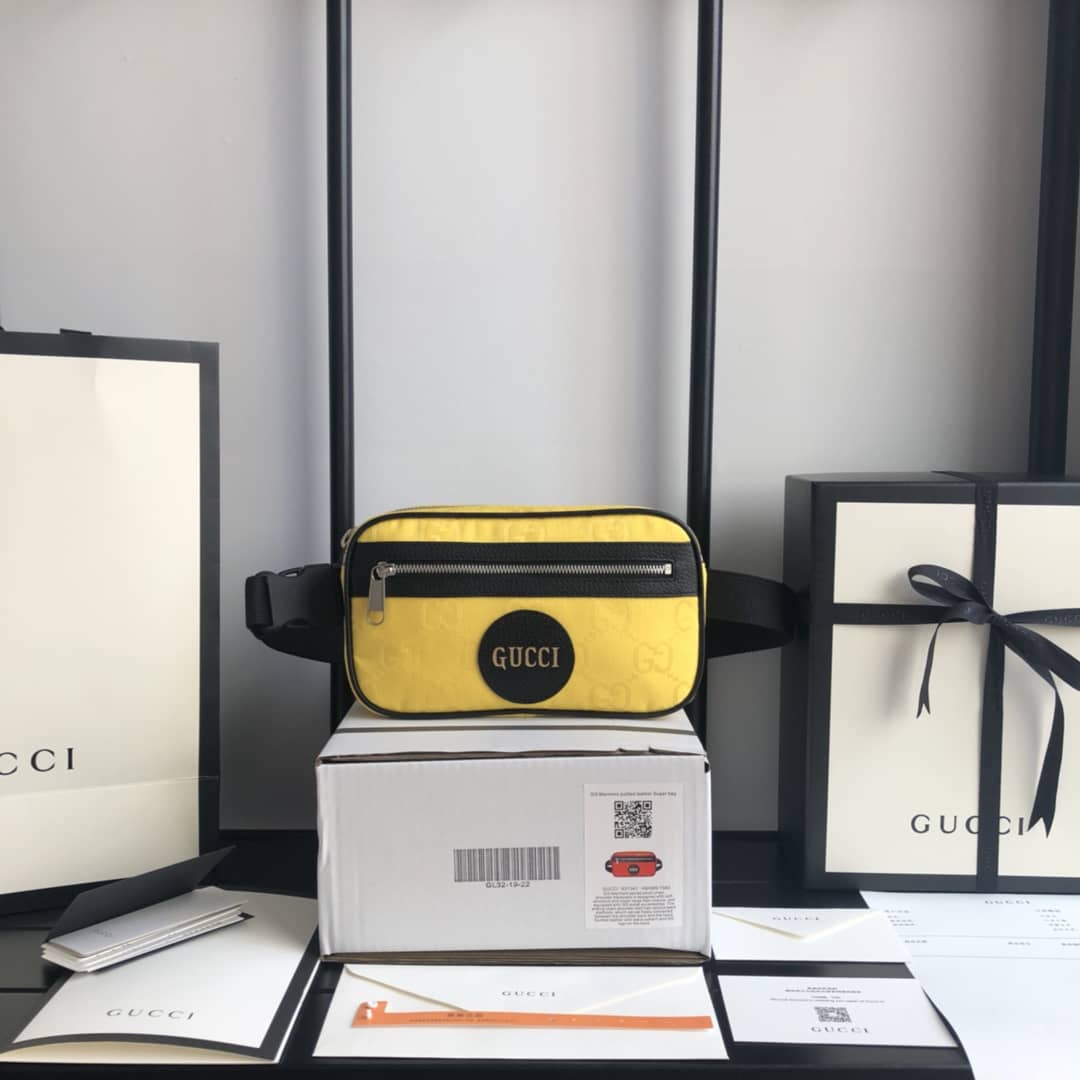 Best Replica Gvc*1 Off The Grid GG Belt Bag Replica Yellow 631341(ColaReps)
