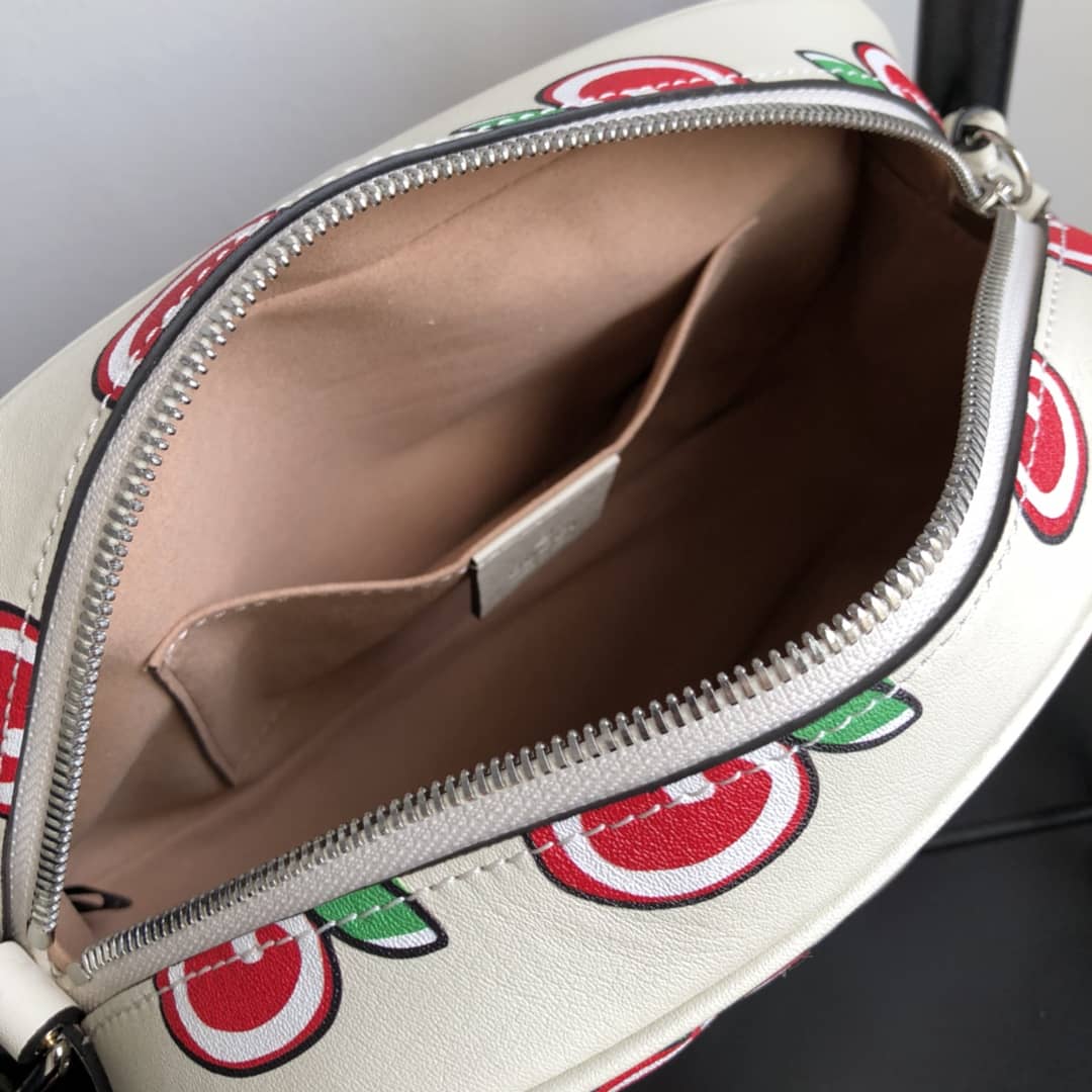 Gvc*1 GG Marmont Small Shoulder Handbag Camera Bag Replica White 447632