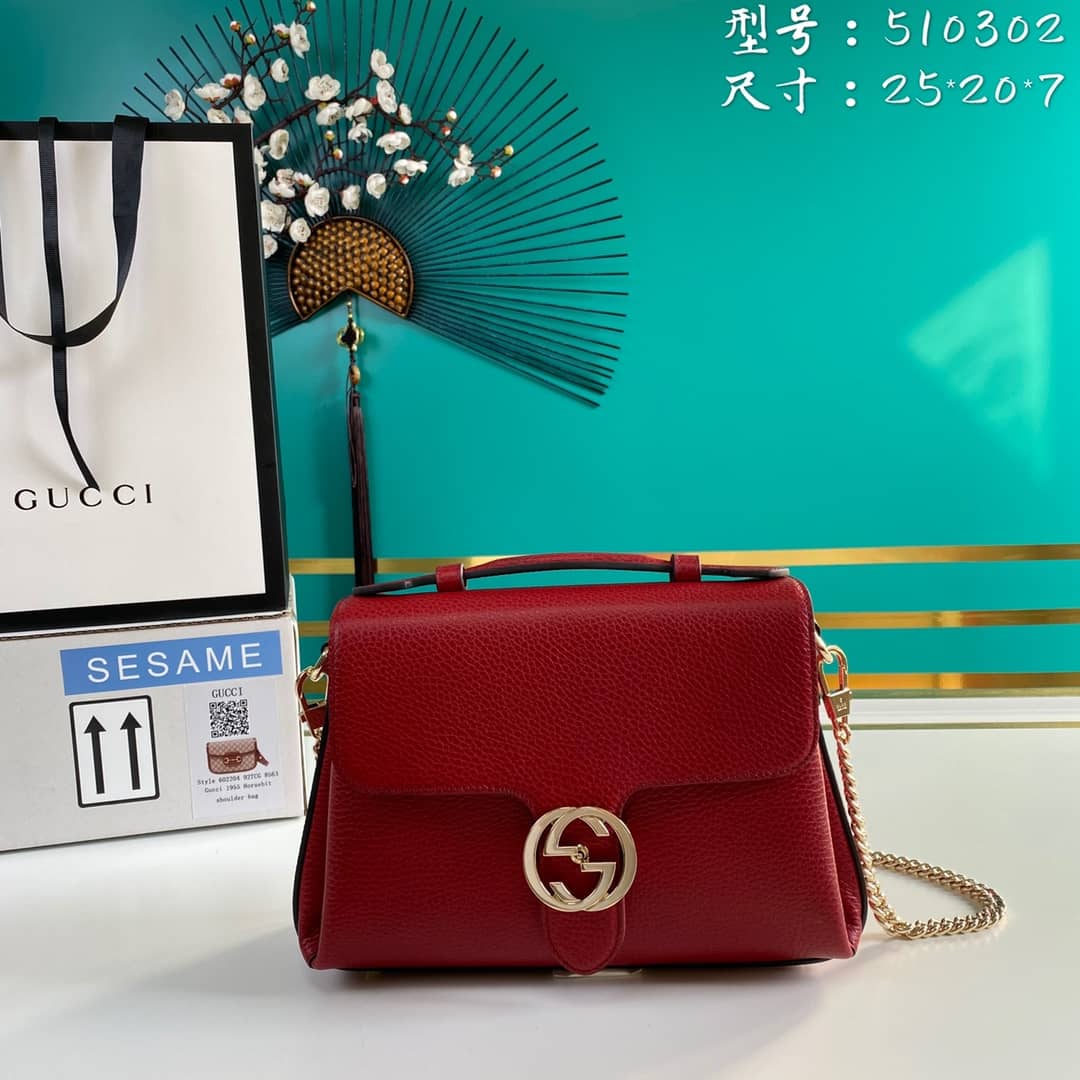 Gvc*1 Interlocking G Chain Shoulder Bag Replica 510302