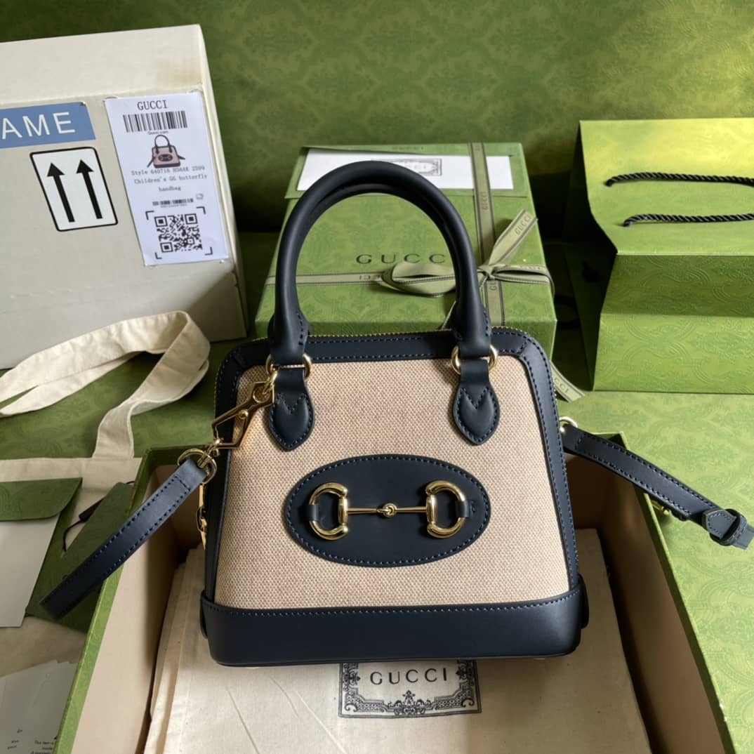 Gvc*1 1955 Horsebit GG Mini Top Handle Bag Replica 640716