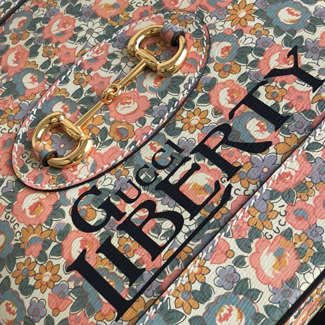 Gvc*1 GG Horsebit 1955 Small Top Handle Printing Replica Bag 621220