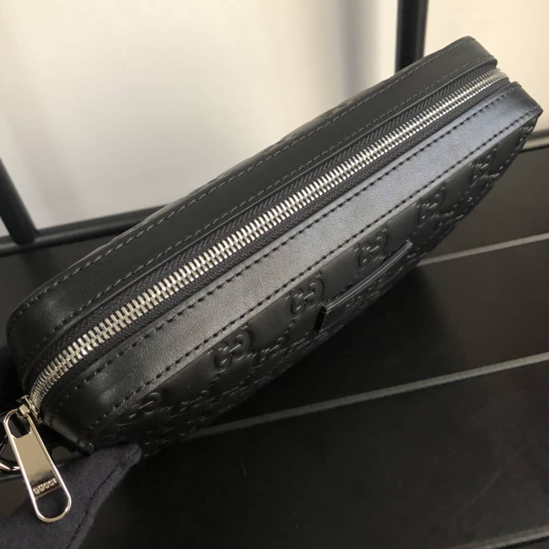 Gvc*1 GG Svp*me Wash Bag Replica Black 495562