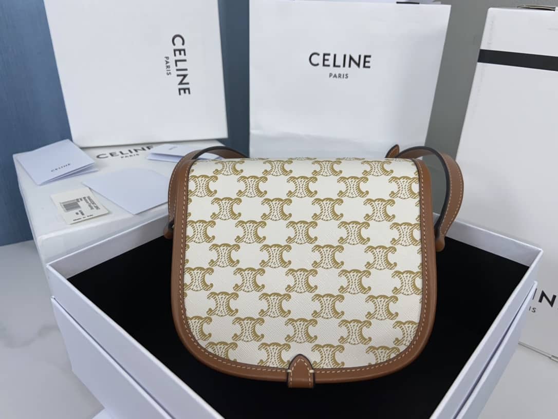 Ce1i*e Bag Dupe Triomphe Canvas Medium Folco Replica Bag