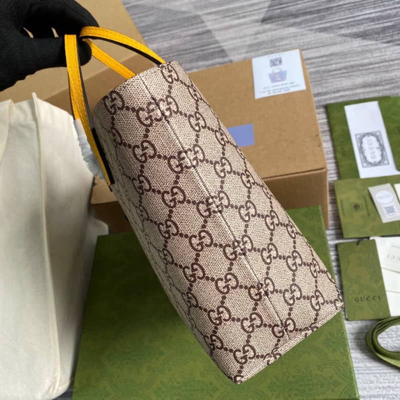 Gvc*1 Children GG Svp*me Canvas Replica Tote Brown 410812