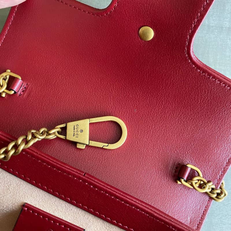 Gvc*1 GG Marmont Mini Matelasse Leather Shoulder Bag Replica Black 574969