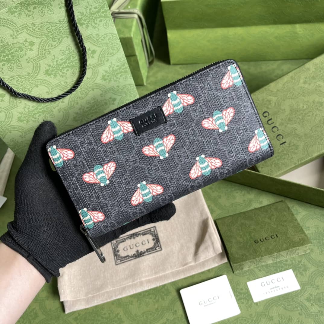 Gvc*1 PVC Bee Zip Long Wallet Replica 451273