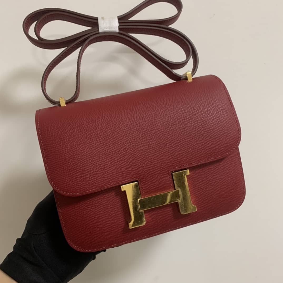 H**me5 Replica Constance Bag 18CM Epsom Leather