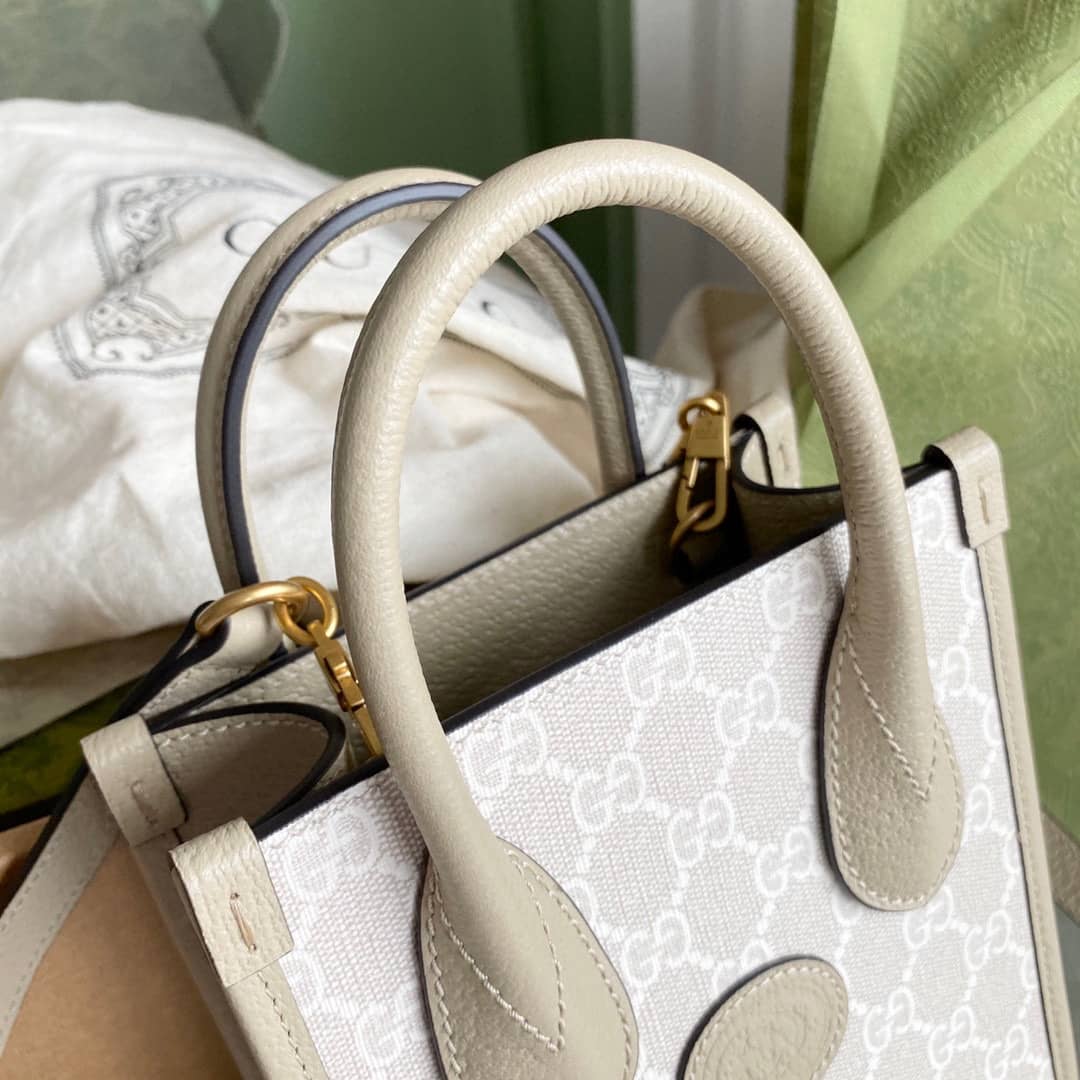 Gvc*1 Mini Tote With Interlocking 671623 Replica Bag