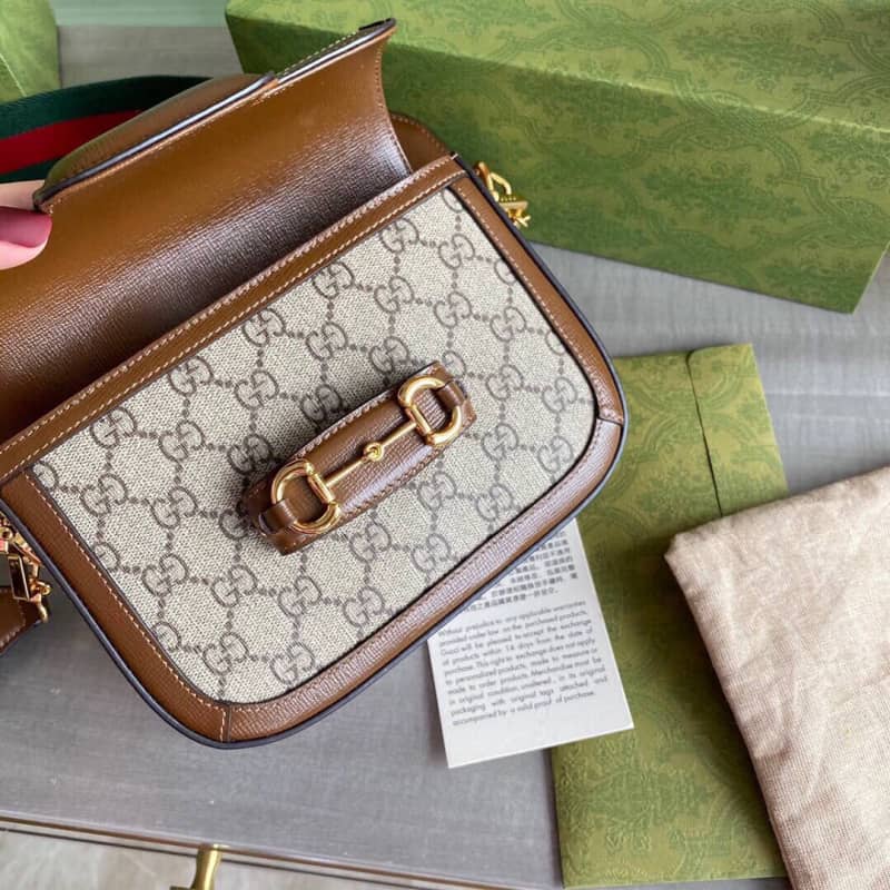 Gvc*1 Horsebit 1955 Mini Bag Replica Brown 658574
