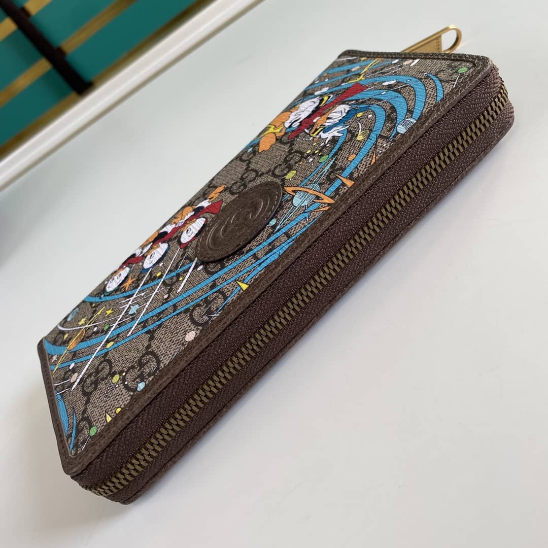 Gvc*1 Donald Zip Around Wallet Replica 647940