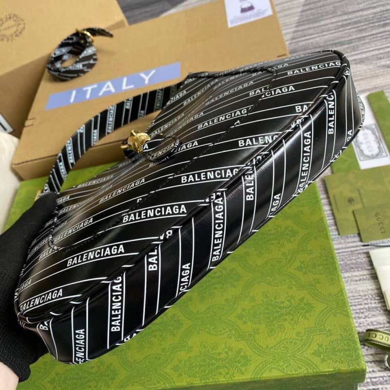 Gvc*1 GG Jackie 1961 Small Hobo Shoulder Bag Replica Black 636709