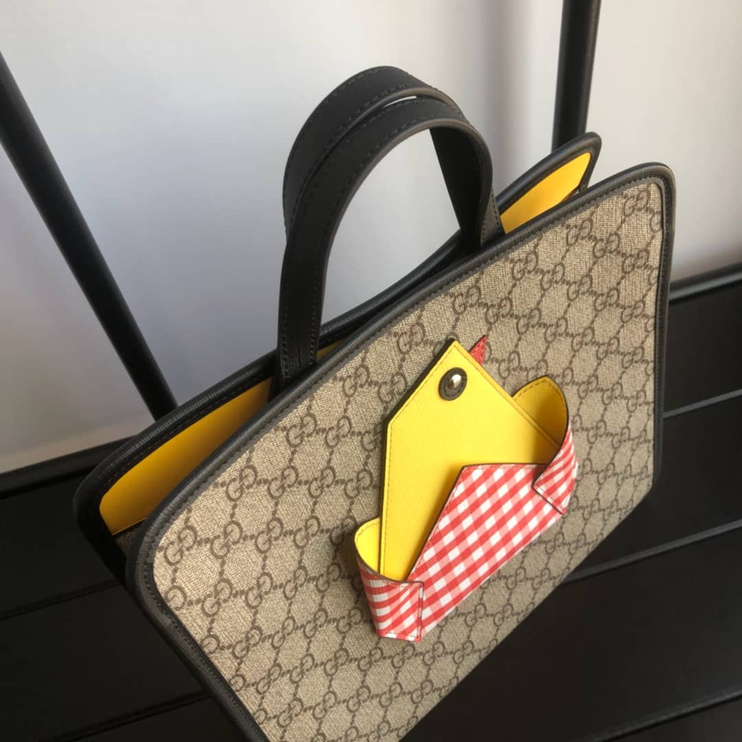 Gvc*1 Children GG With Chick Svp*me Canvas Tote Replica 606192