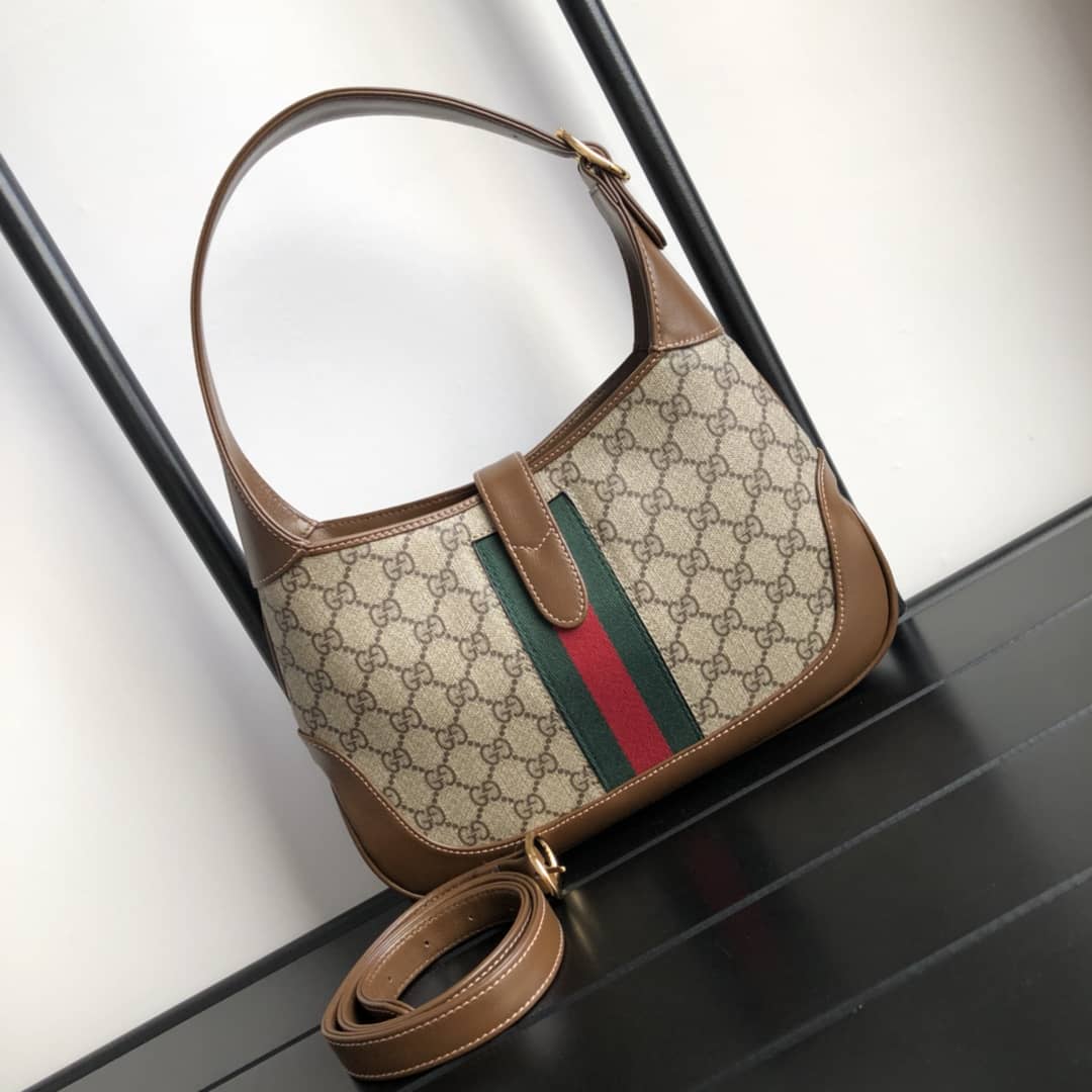 Gvc*1 GG Jackie 1961 Mini Shoulder Bag Replica Brown 637092