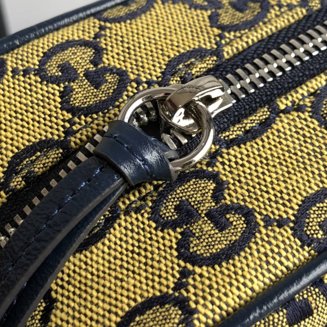 Gvc*1 GG Marmont Small Shoulder Handbag Camera Bag Replica Yellow 447632