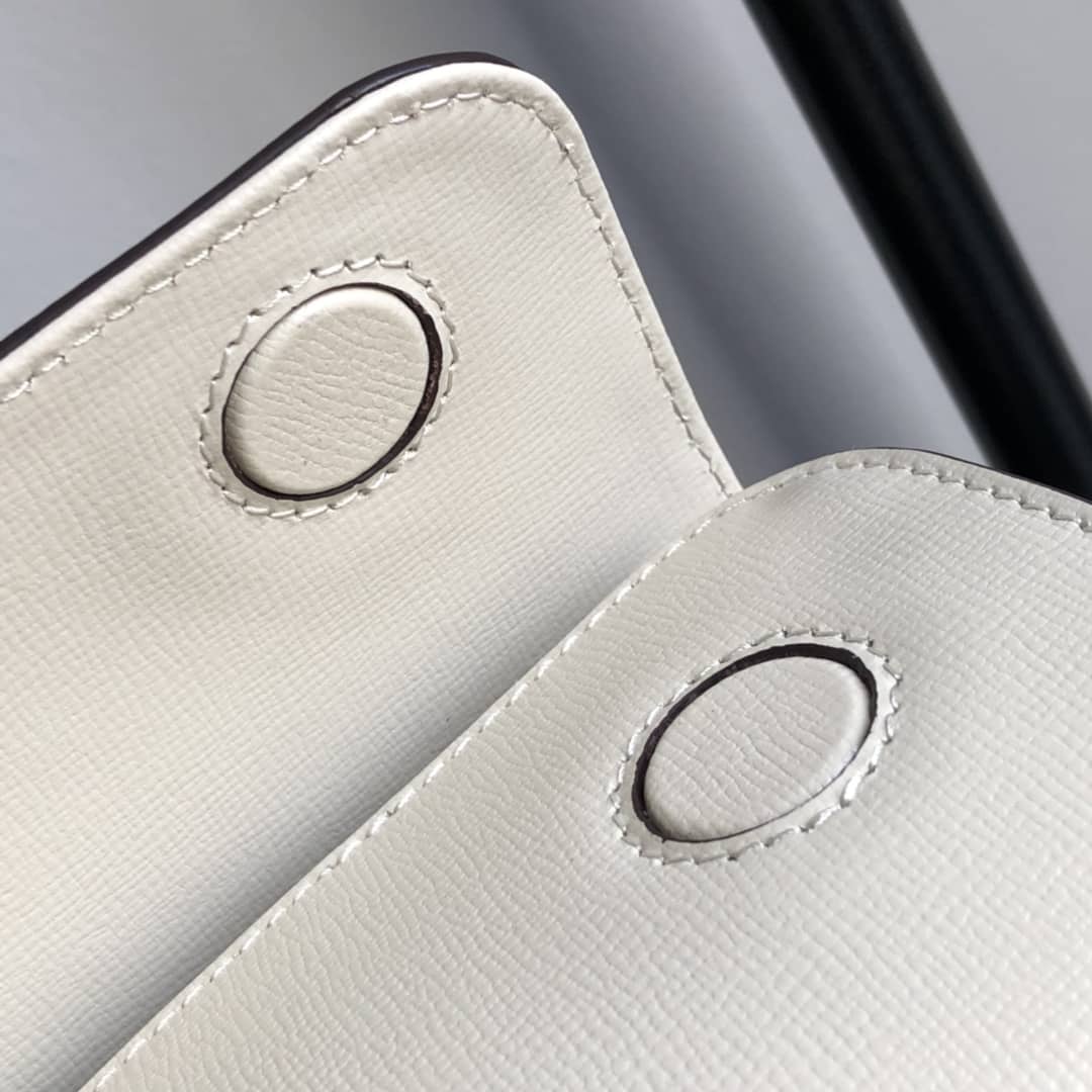 Gvc*1 Horsebit Bag Dupe 1955 Small Top Handle Replica Bag White 627323