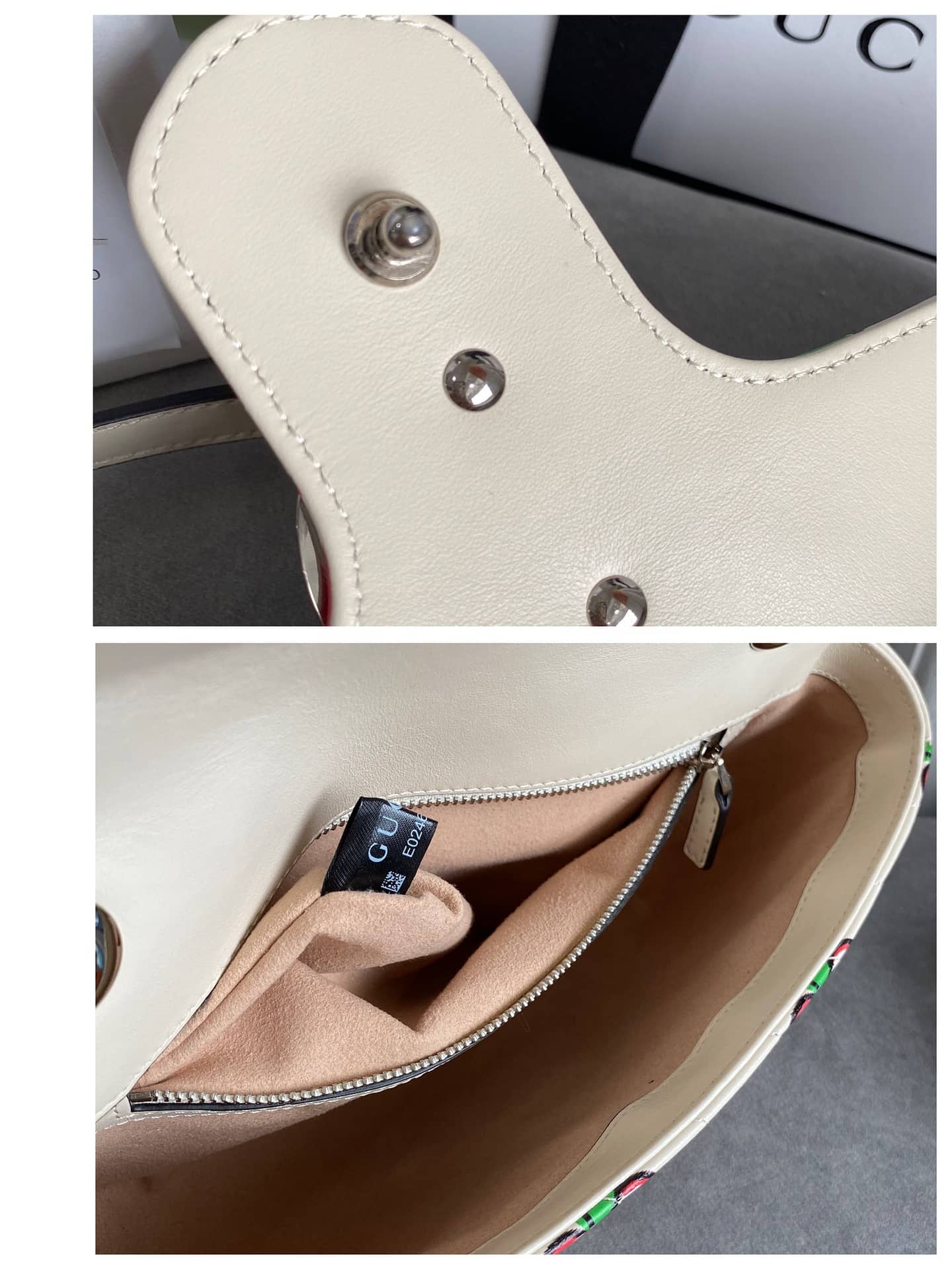 Gvc*1 GG Marmont Matelasse Shoulder Bag Replica White 443497