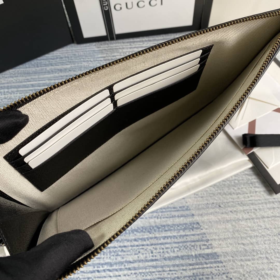 Gvc*1 Mens Bee Star Leather Pouch Replica 495066