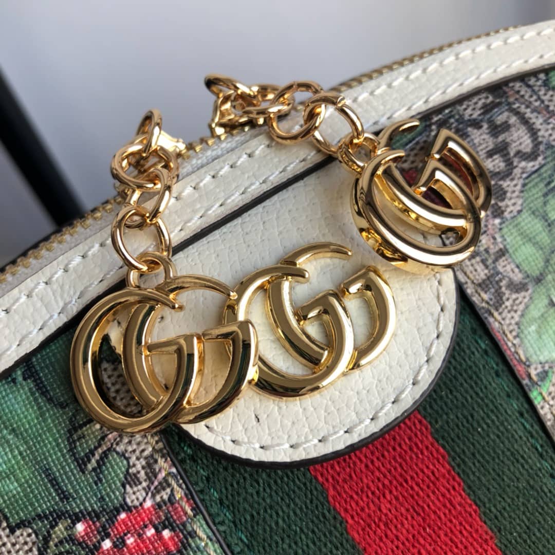 Gvc*1 GG Svp*me Ophidia Small Rounded Top Shoulder Bag Replica White 499621