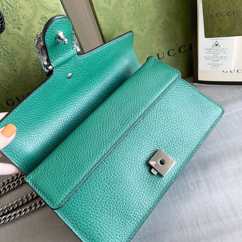 Gvc*1 GG Dionysus Small Shoulder Bag Replica Green 499623