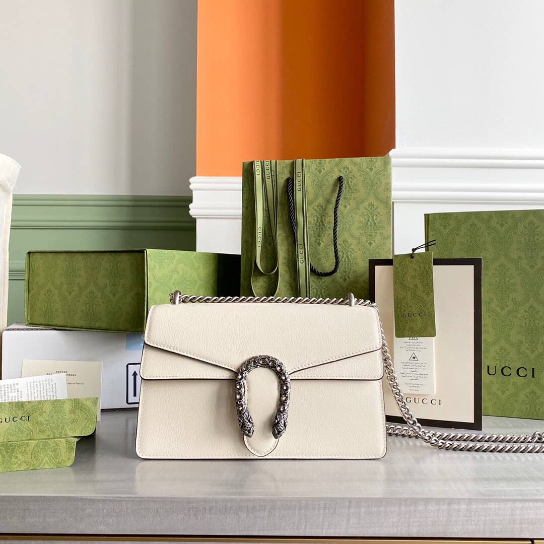 Gvc*1 Dionysus Dupe GG Svp*me Dionysus Chain Replica Shoulder Bag White 400249