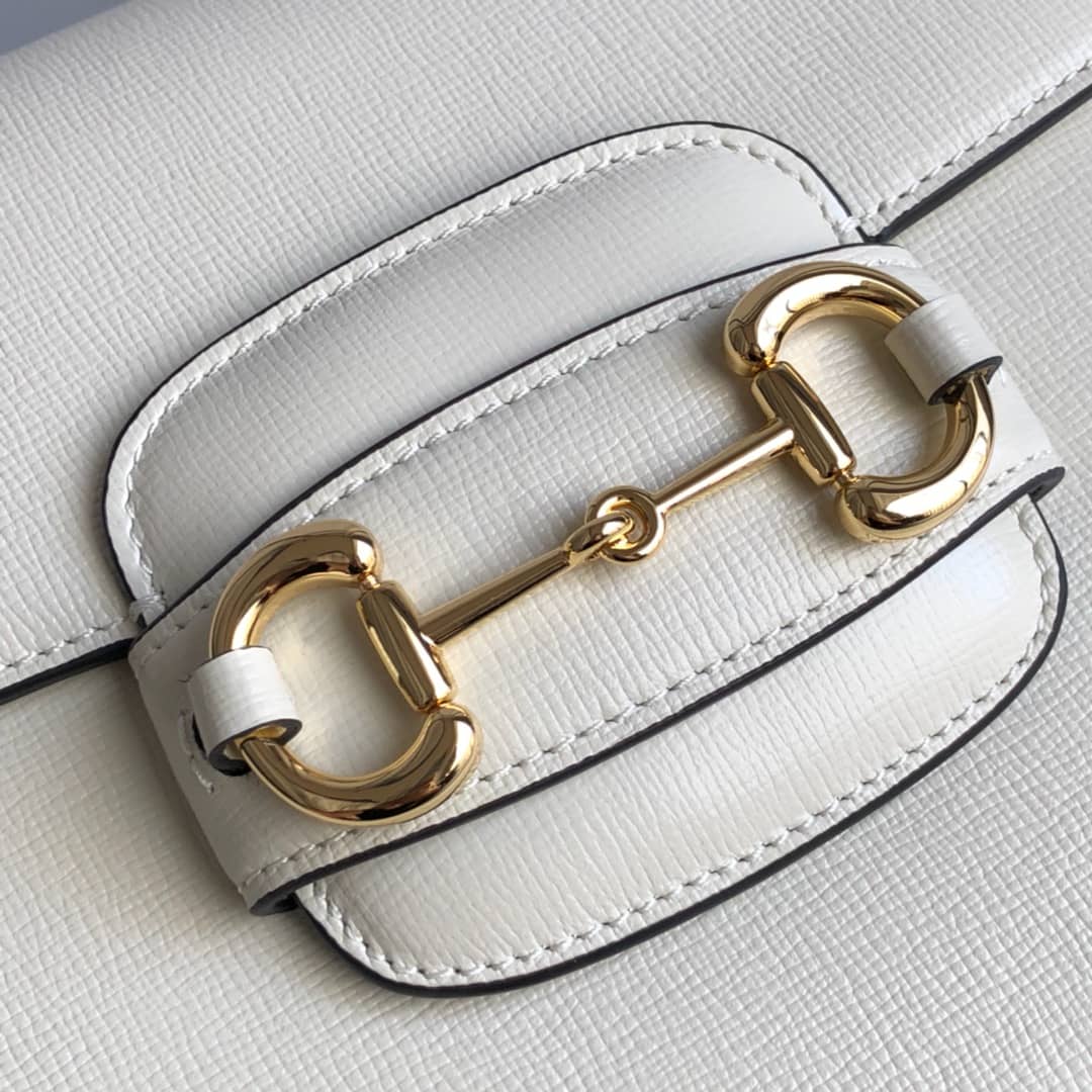 Gvc*1 Horsebit 1955 Shoulder Bag Replica White 602204