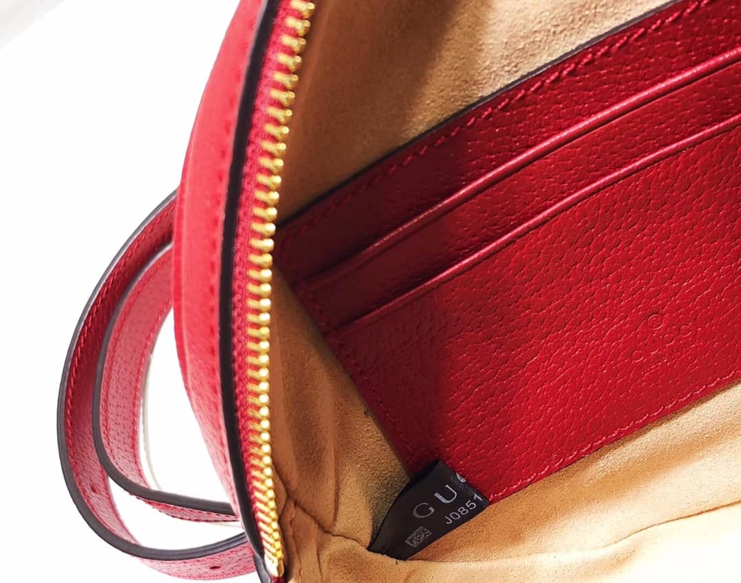 Gvc*1 Ophidia GG Flora Mini Replica Backpack Red 598661