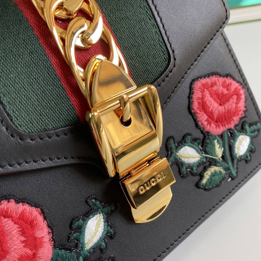 Gvc*1 Womens Sylvie Leather Mini Bag Replica 470270