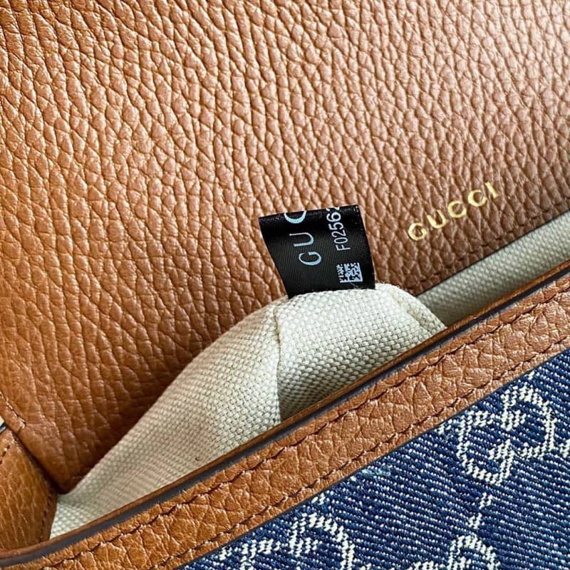 Gvc*1 Horsebit 1955 Mini Bag Replica Blue 658574