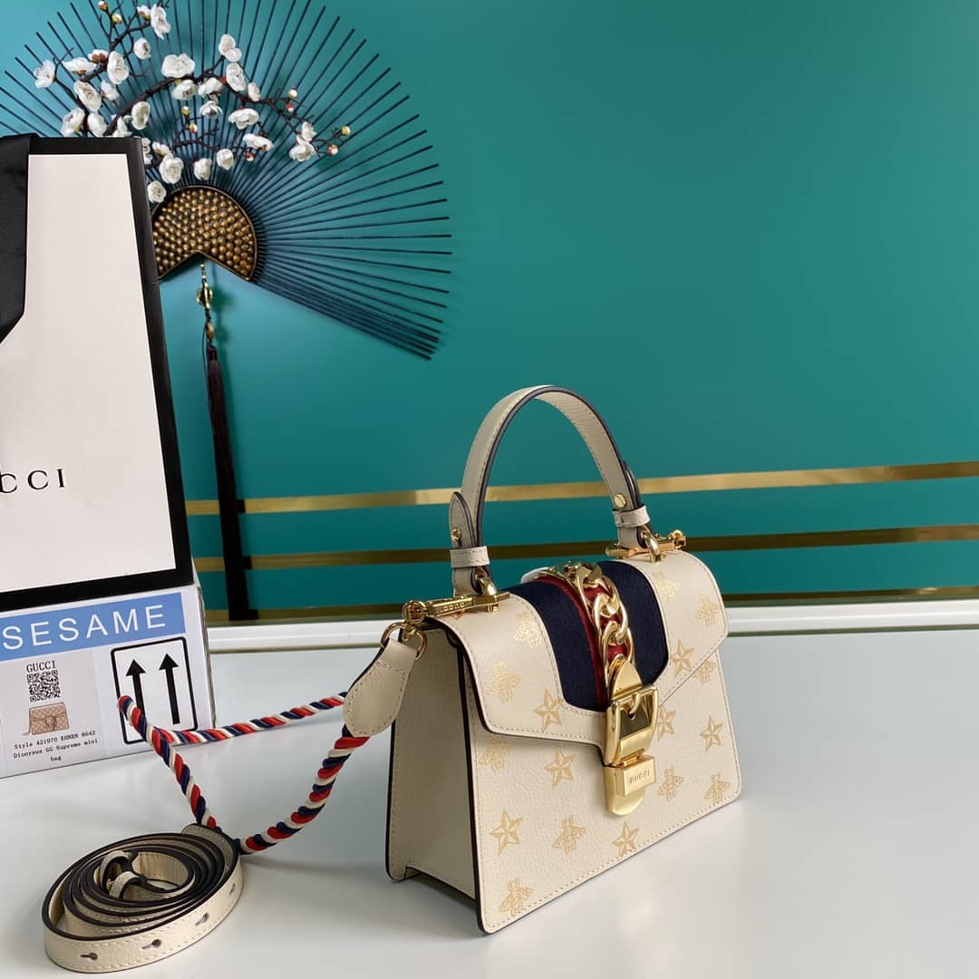 Gvc*1 Womens Sylvie Leather Mini Bag Replica 470270