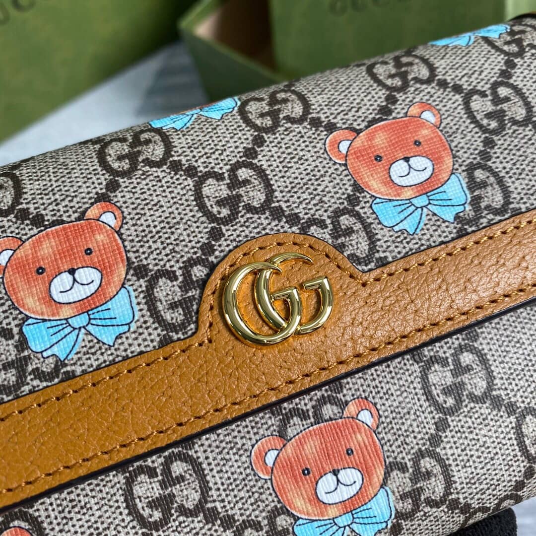 Gvc*1 Teddy Bear Wallet Replica 647786