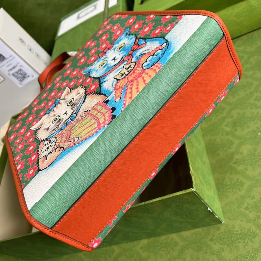 Gvc*1 Children Cat Print 605614 Replica Tote Bag