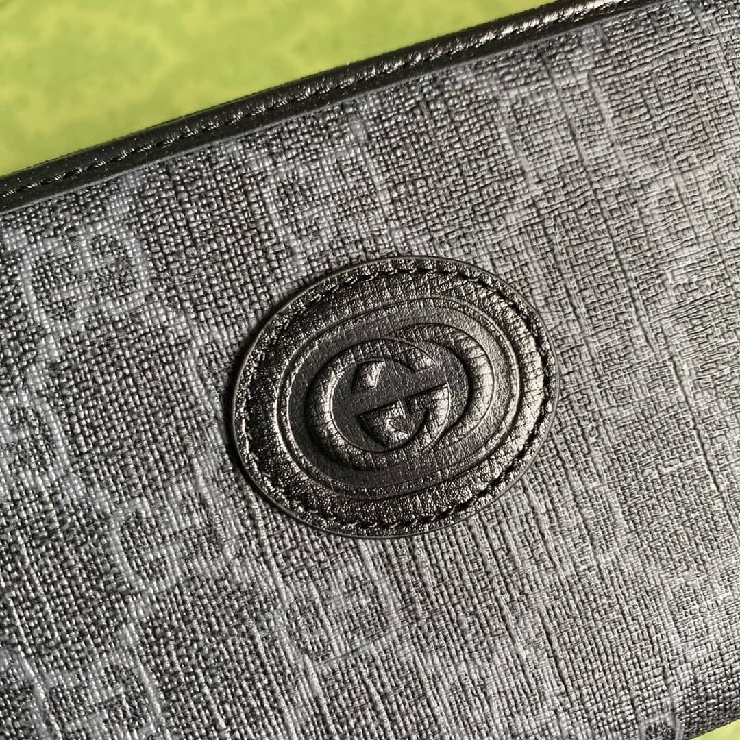 Gvc*1 Interlocking G Zip Around Wallet Replica 673003