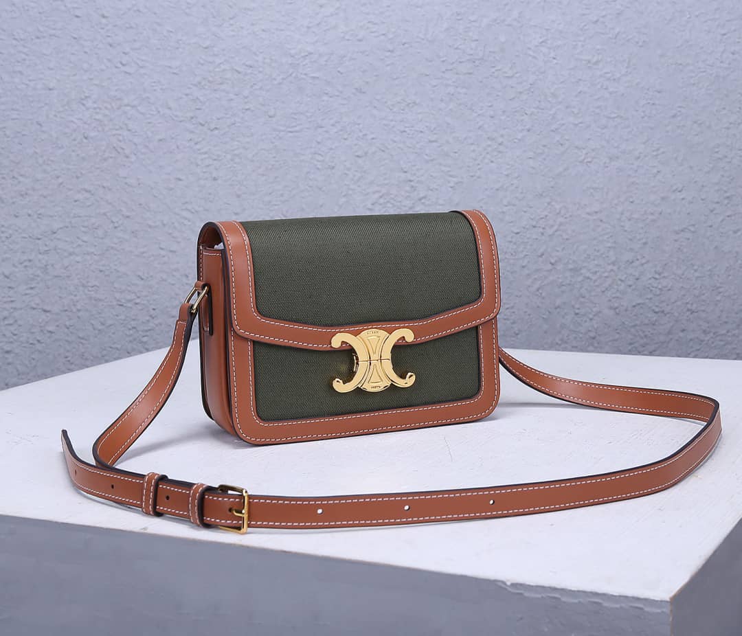 Ce1i*e Bag Dupe Triomphe Teen 18.5cm