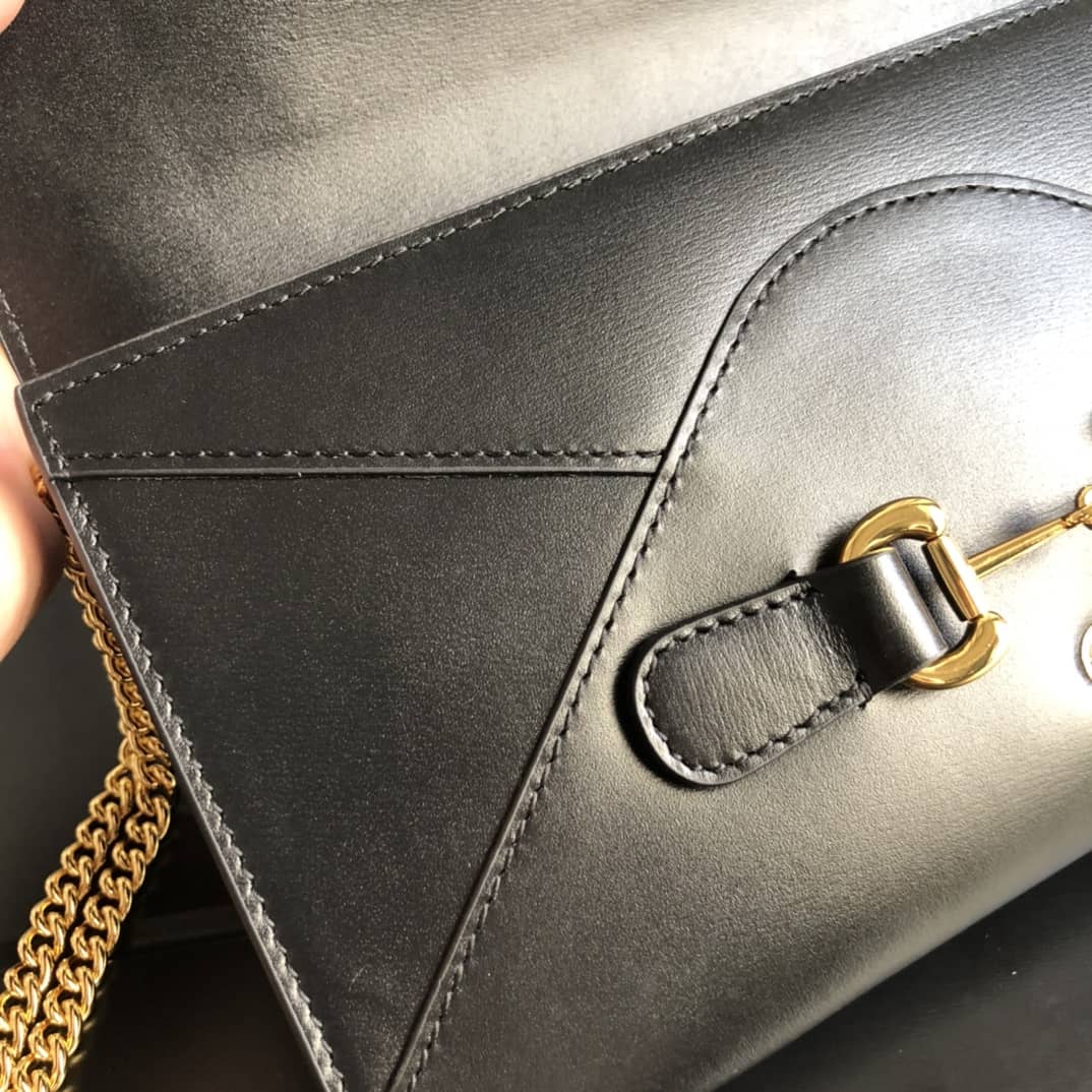 Gvc*1 Horsebit Bag Dupe 1955 Wallet With Chain Bag Replica 614381