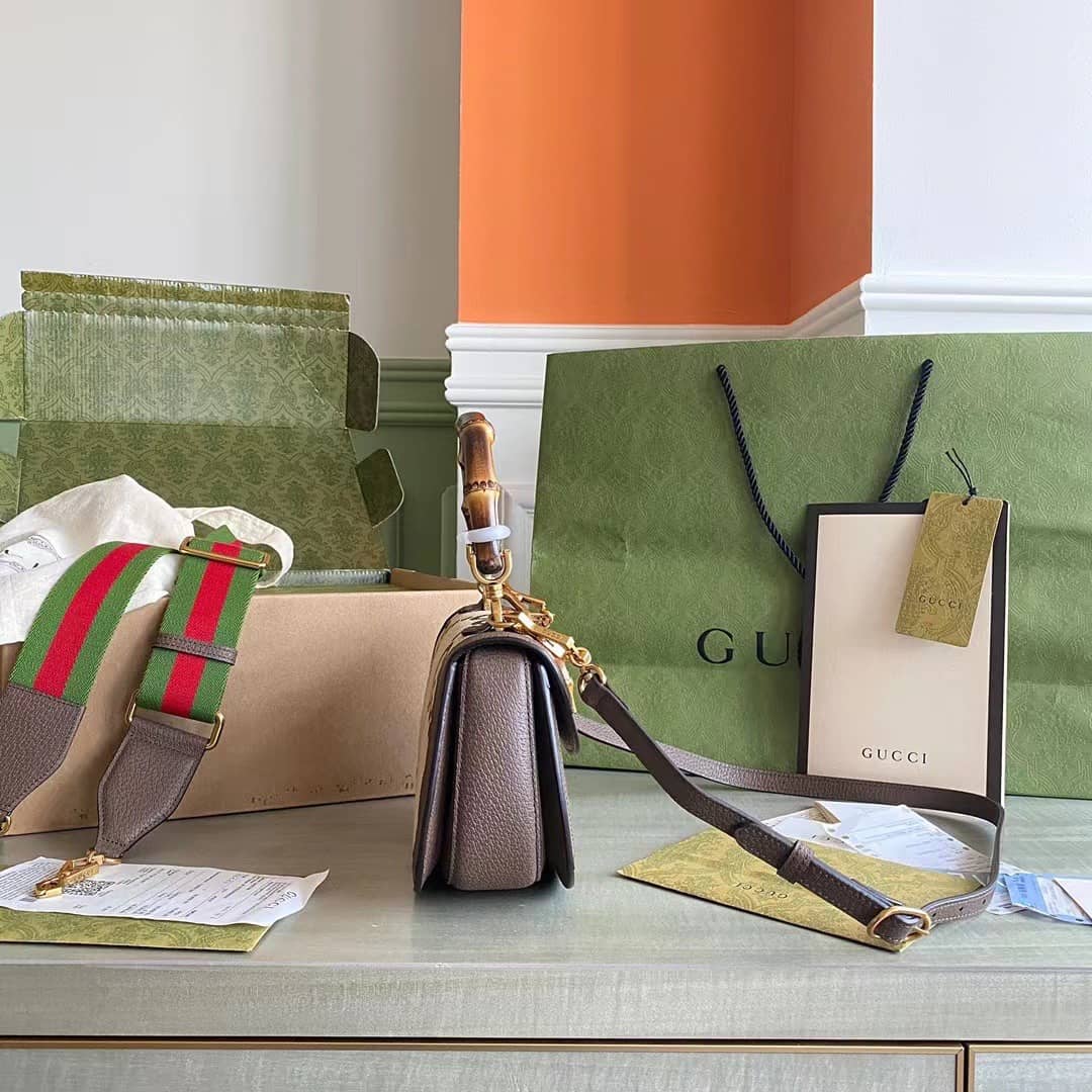 Gvc*1 Bamboo 1947 Small Top Handle Crossbody Bag 675797 Replica