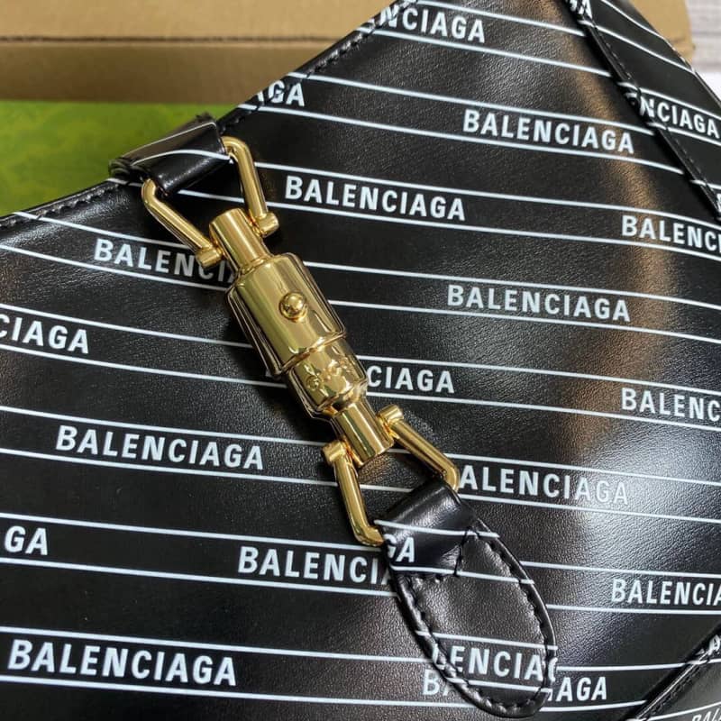 Gvc*1 GG Jackie 1961 Small Hobo Shoulder Bag Replica Black 636709