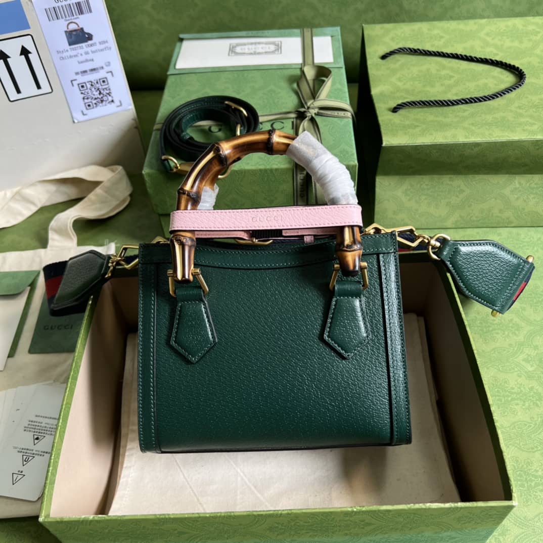 Gvc*1 Diana Mini Tote Green 702732 Replica Bag