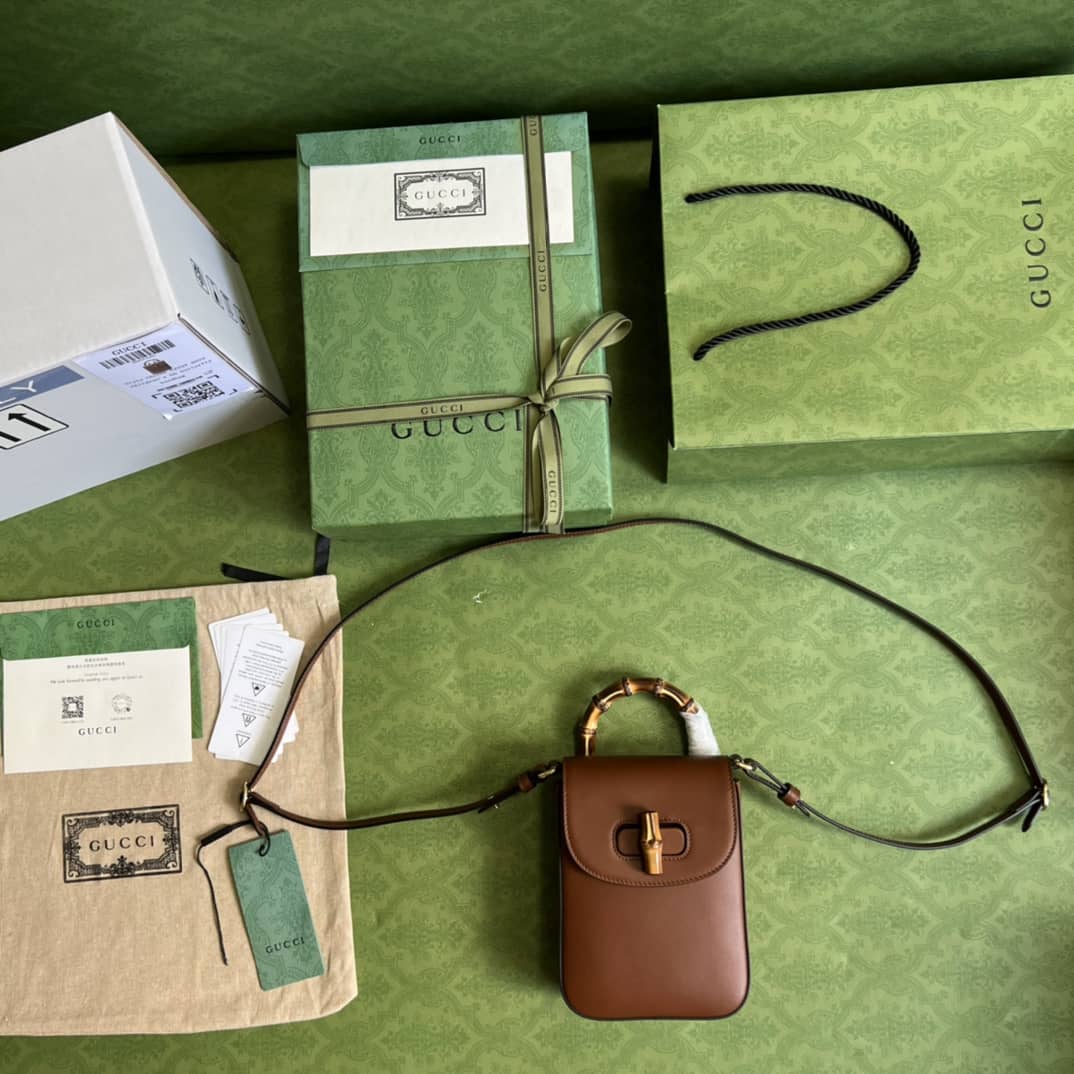 Gvc*1 Bamboo Mini Crossbody Handbag 702106 Replica