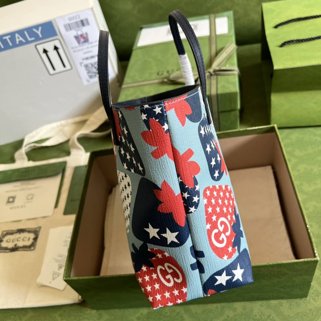 Gvc*1 Children Strawberry Star Print Tote 410812 Replica Bag