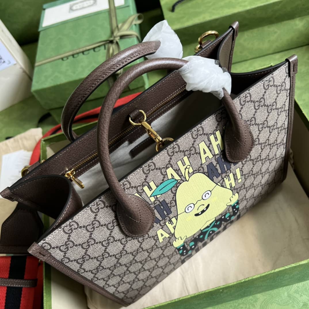 Gvc*1 Pear Print Small Tote 703256 Replica Bag