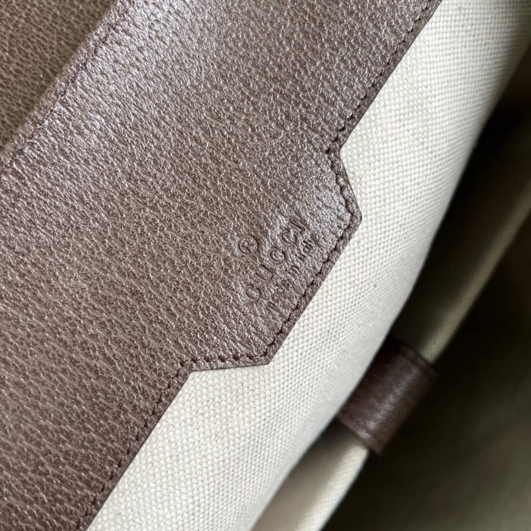 Gvc*1 Jumbo GG Canvas Leather Brown 678829 Replica Backpack