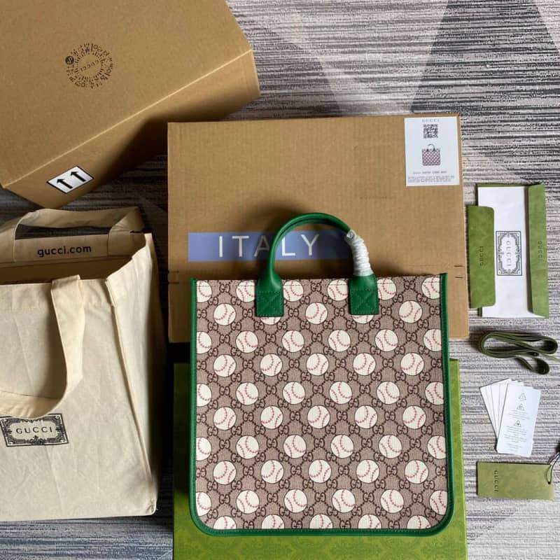 Gvc*1 GG Multicolor Kids Girl Tote Replica Brown 550763