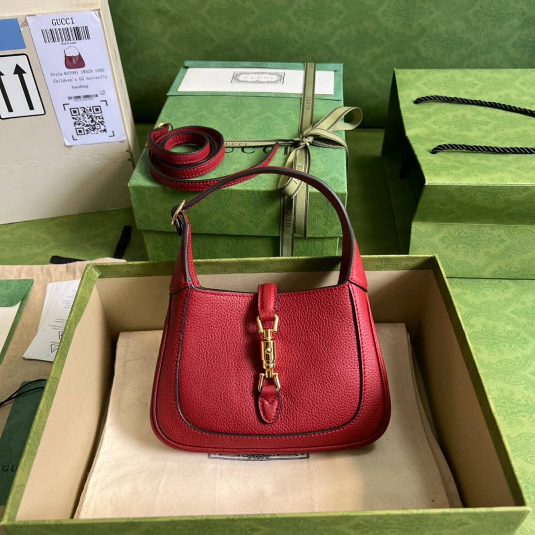 Gvc*1 Jackie 1961 Mini Hobo Bag Red 637091 Replica