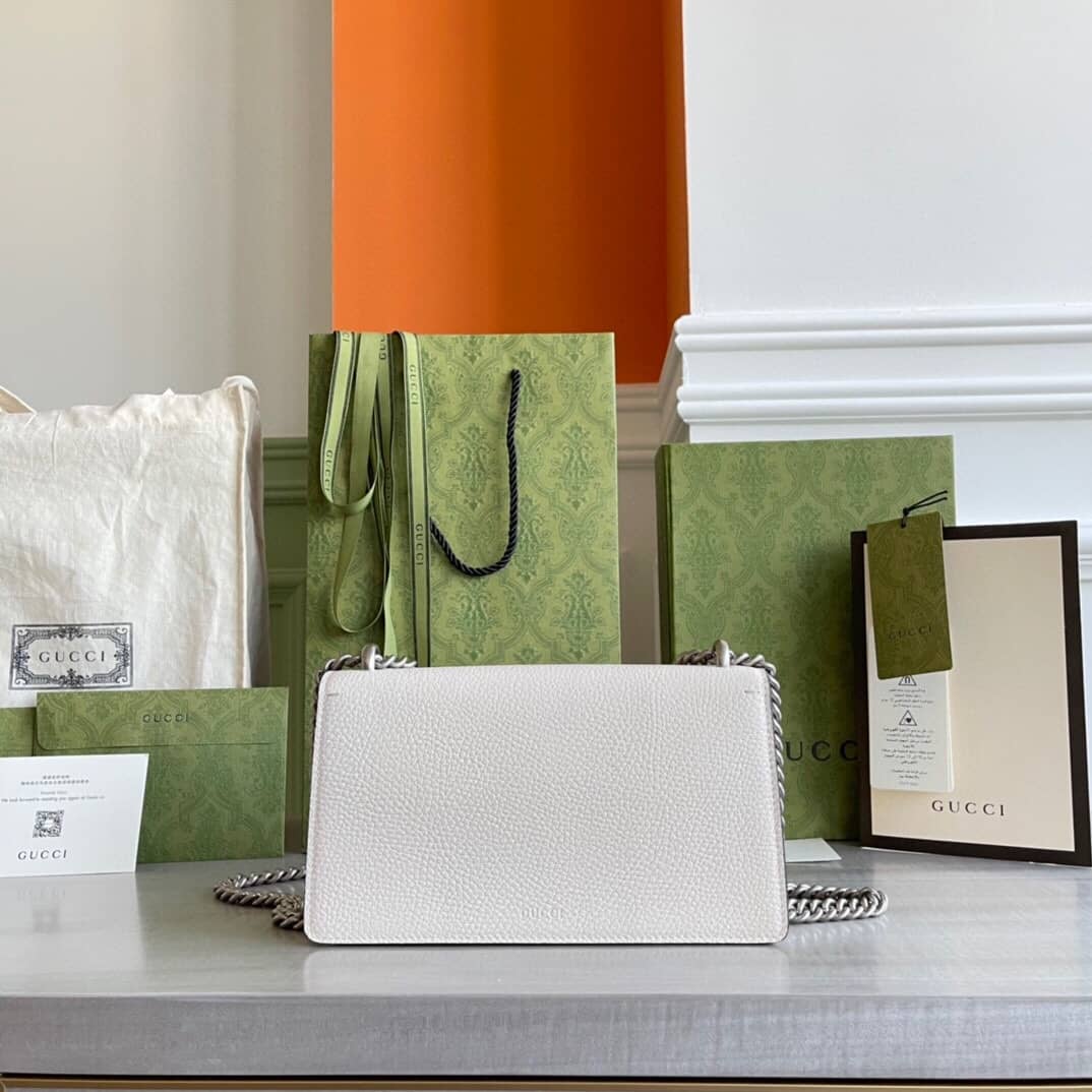 Best Replica Gvc*1 GG Dionysus Small Shoulder Bag Replica White 499623(ColaReps)