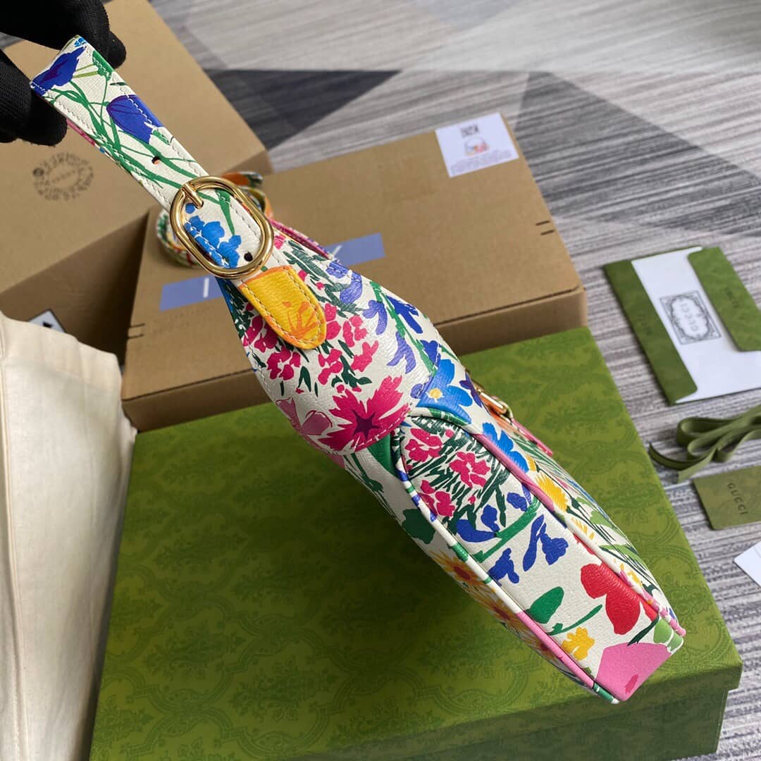 Gvc*1 GG Jackie 1961 Small Hobo Shoulder Bag Replica Colorful 636709