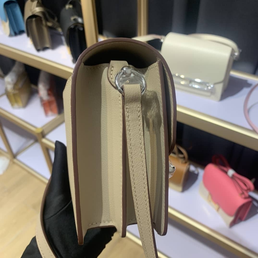 H**me5 Roulis Mini Sac Evercolor Calfskin Leather Crossbody Bag